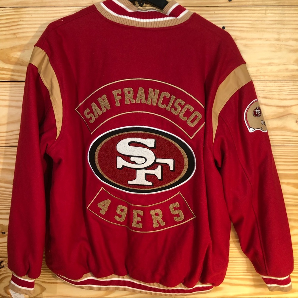 NWT SAN FRANCISCO 49ers WOOL VARSITY JACKET SOLD